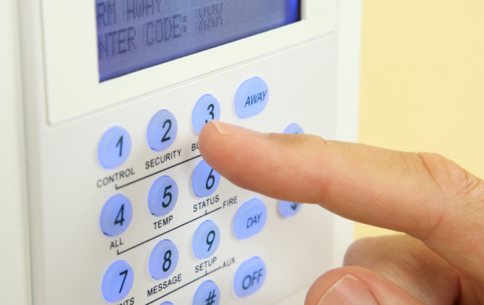 components of a burglar alarm system (control panel)